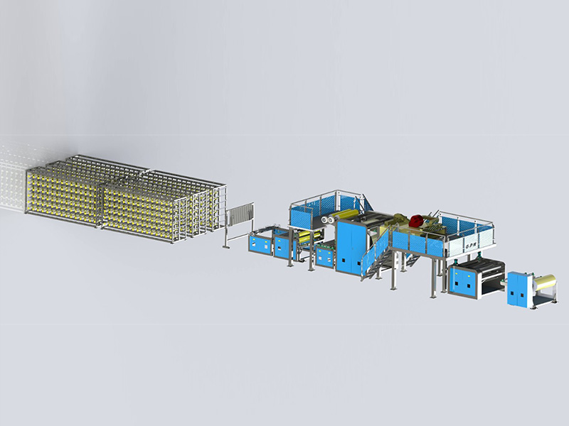 Continuous UHMWPE Fiber Reinforced UD Fabric Production Line（For Body Armor)