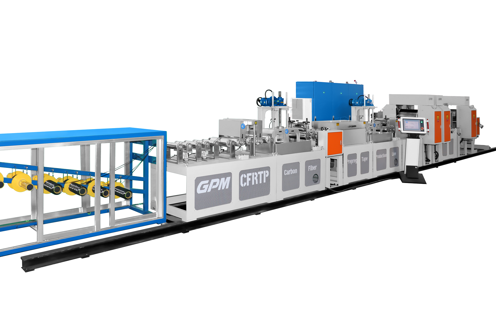 Solution Method Impregnation/Continuous Carbon Fiber Reinforced Thermoplastic UD-tape Production Line